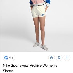 Nike high waisted shorts